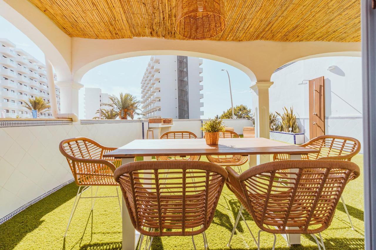 Apartamento Con Gran Terraza Junto A La Playa 토레몰리노스 외부 사진