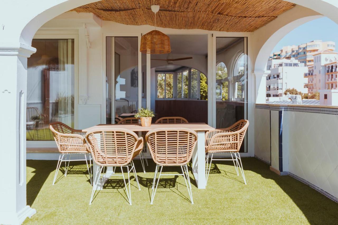 Apartamento Con Gran Terraza Junto A La Playa 토레몰리노스 외부 사진